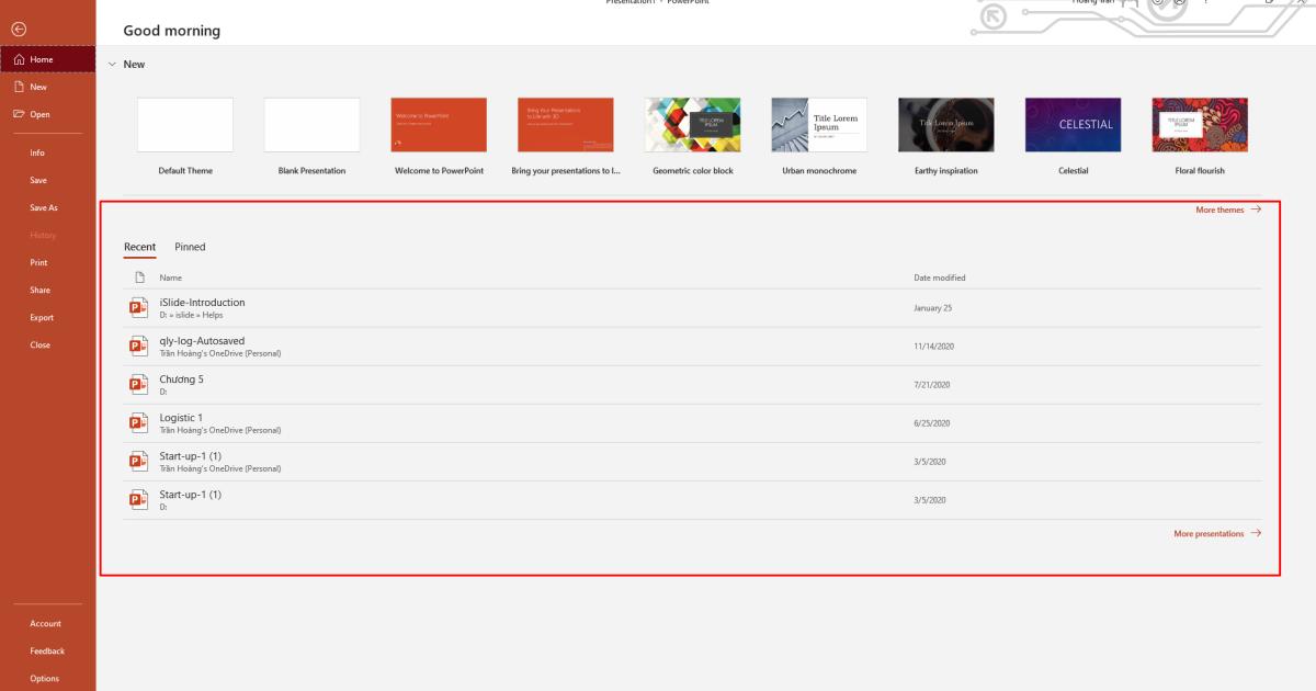Cách tư duy về các thẻ lệnh trên PowerPoint