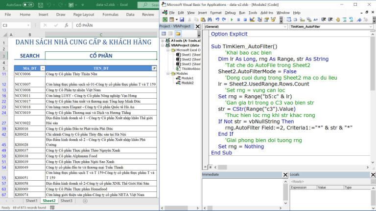 Cách tìm kiếm dữ liệu Excel bằng công cụ Find & Select và VBA