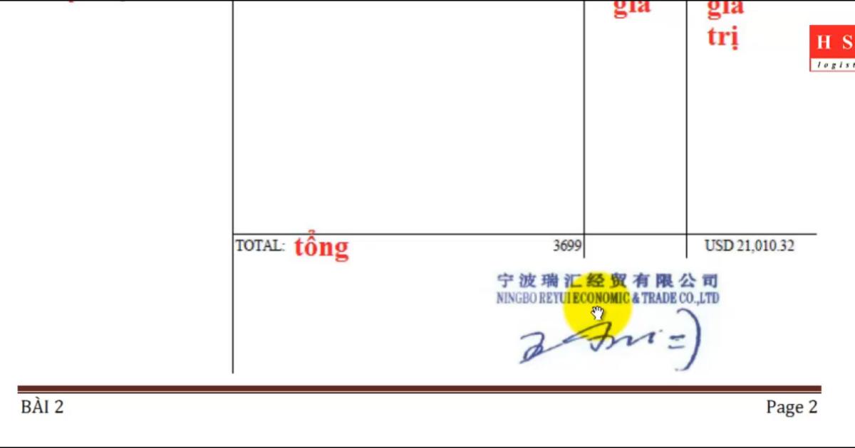 Packing và hóa đơn thương mại Invoice trong Logistics là gì?