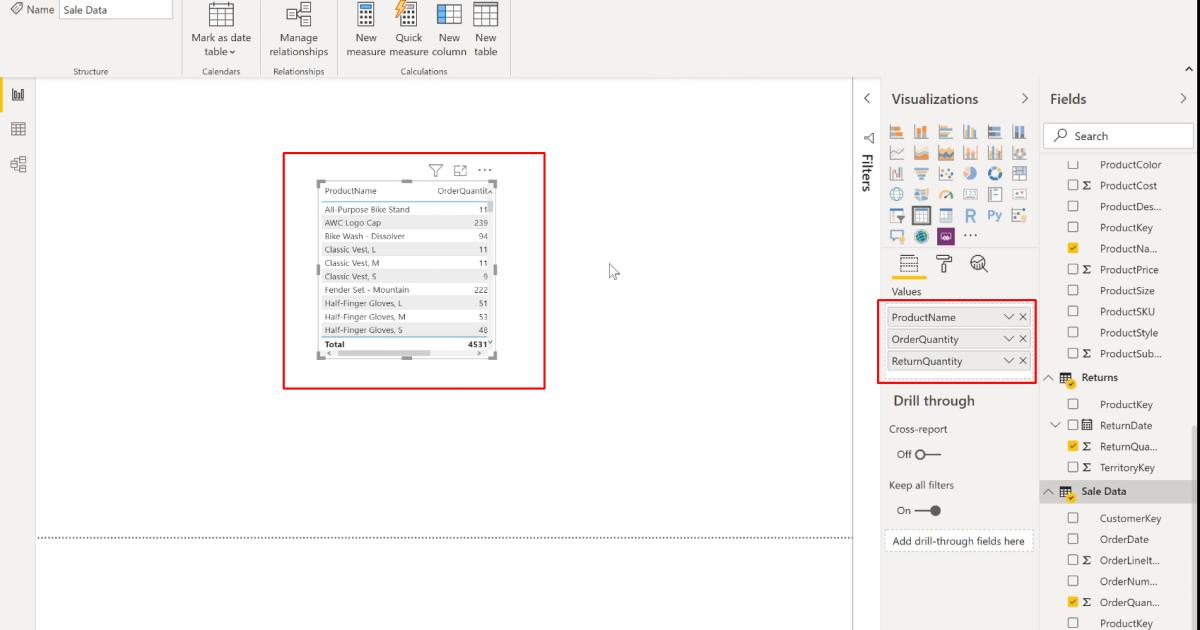 Những lưu ý khi kết nối nhiều bảng trong Data Model với PowerBI