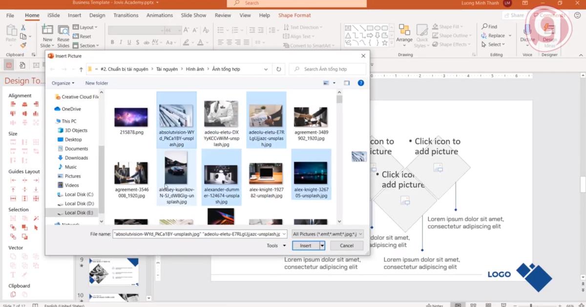 Thủ thuật Powerpoint với Slide Master