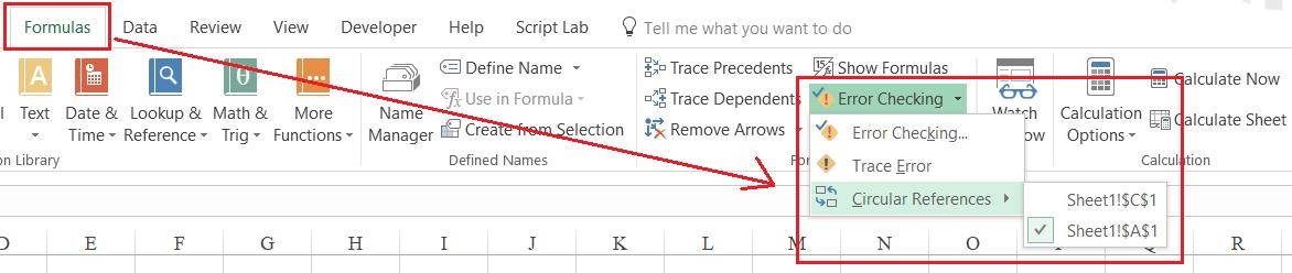 Cách khắc phục lỗi CIRCULAR REFERENCES WARNING trên Excel nhanh nhất