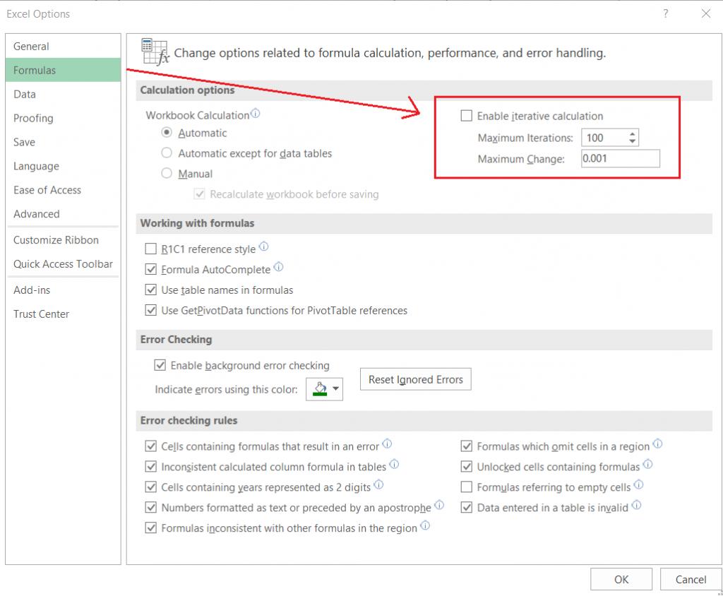 Cách khắc phục lỗi CIRCULAR REFERENCES WARNING trên Excel nhanh nhất