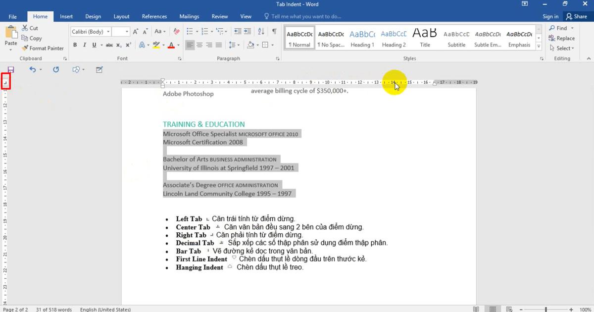 Khái niệm đoạn văn, thụt lề, căn lề, dấu đoạn, ngắt dòng - Phần 1