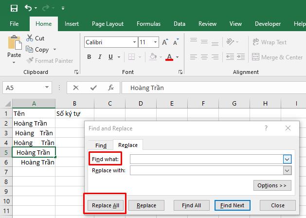 Những cách thông dụng để xóa khoảng trống giữa các con số và văn bản trong Excel