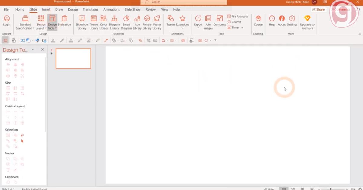 Hướng dẫn cài đặt công cụ Islide và các khắc phục lỗi iSlide không hiện