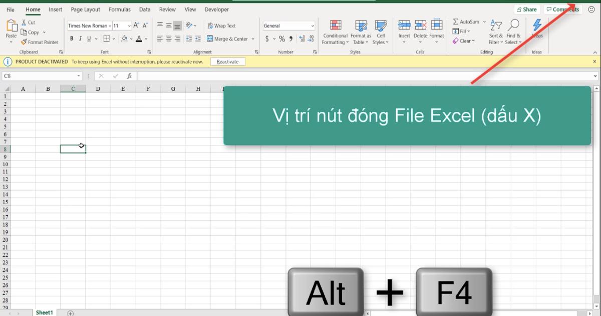 Một số thao tác thường dùng với Workbook trong Excel