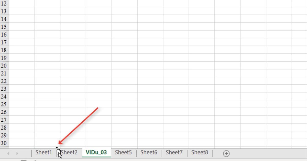 Một số thao tác thường dùng với đối tượng Worksheet