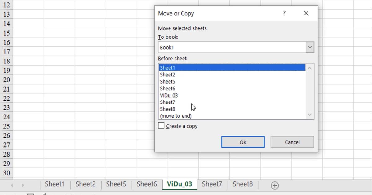 Một số thao tác thường dùng với đối tượng Worksheet