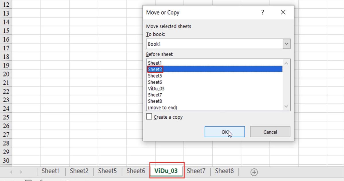 Một số thao tác thường dùng với đối tượng Worksheet