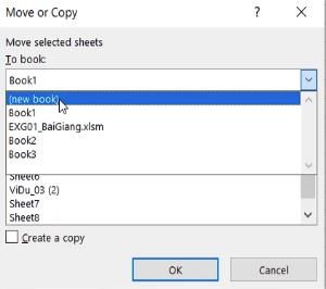 Một số thao tác thường dùng với đối tượng Worksheet