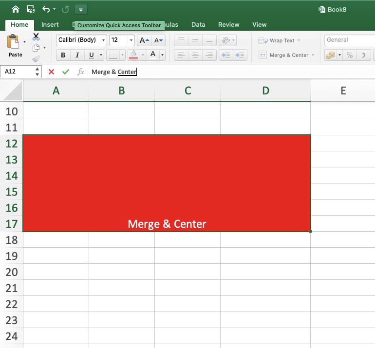Cách áp dụng gộp ô (Merge Cell) hiệu quả trong bài thi MOS Excel mới nhất