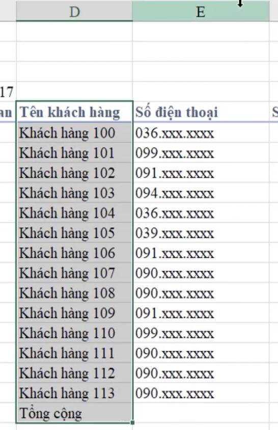 Luyện tập về định dạng bảng dữ liệu Excel và sử dụng công cụ Cell styles