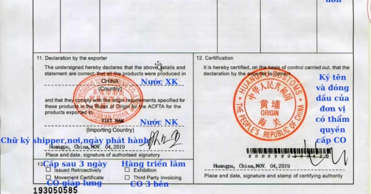 C/O là gì? Thông tin khái quát về chứng từ C/O trong Logistics
