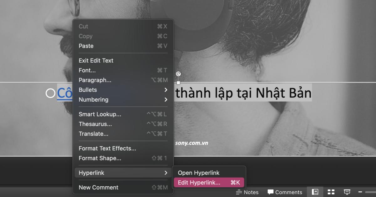 Cách ẩn gạch chân Hyperlink (siêu liên kết) trong PowerPoint