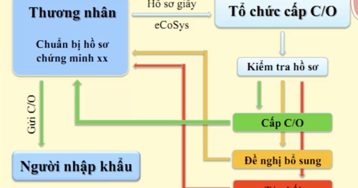 Quy trình xuất xứ C/O và quy trình để làm ra chứng từ C/O