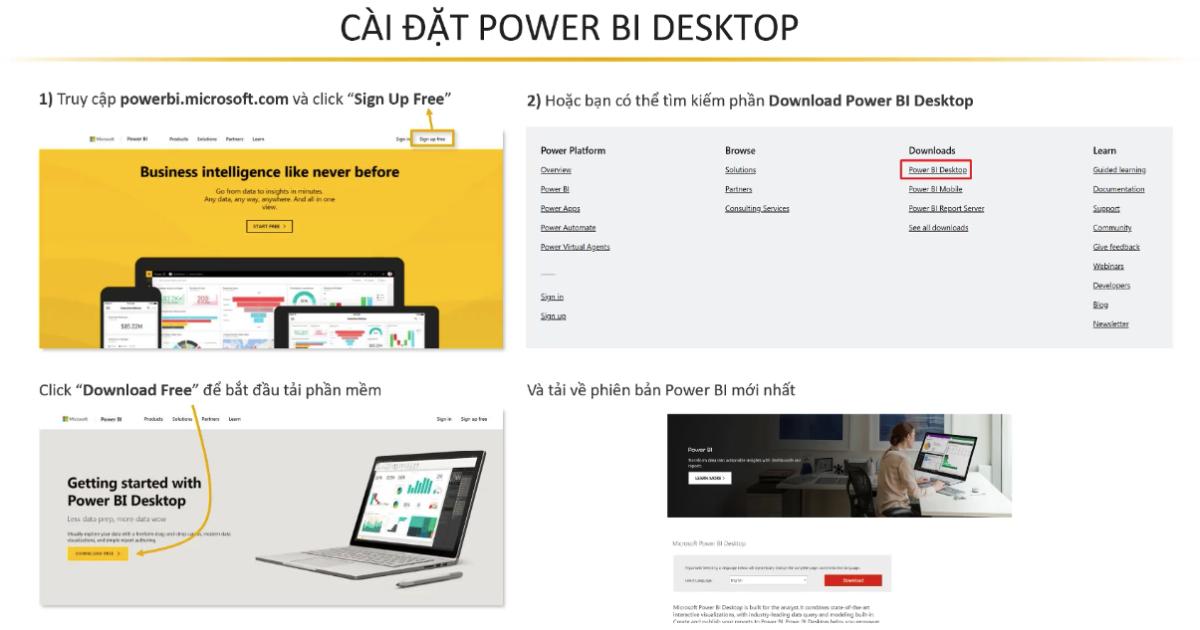 Hướng dẫn cài đặt PowerBI Desktop cho người mới bắt đầu