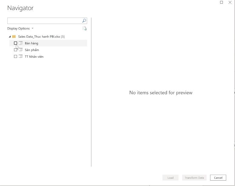 Các nguồn dữ liệu có thể kết nối với PowerBI