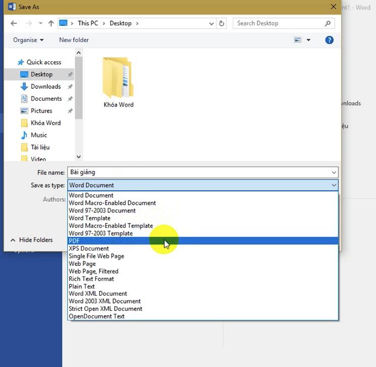 Các thao tác mở, tạo tài liệu, lưu tài liệu và chia sẻ tài liệu trong Word