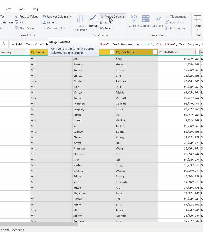 Các chức năng xử lý dữ liệu Text trong PowerBI