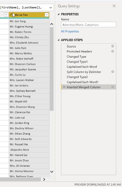 Các chức năng xử lý dữ liệu Text trong PowerBI