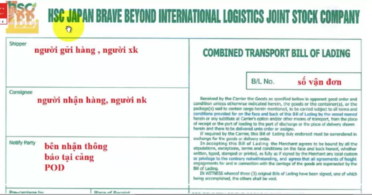 Tìm hiểu về Bill và cách phân loại Bill trong Logistics