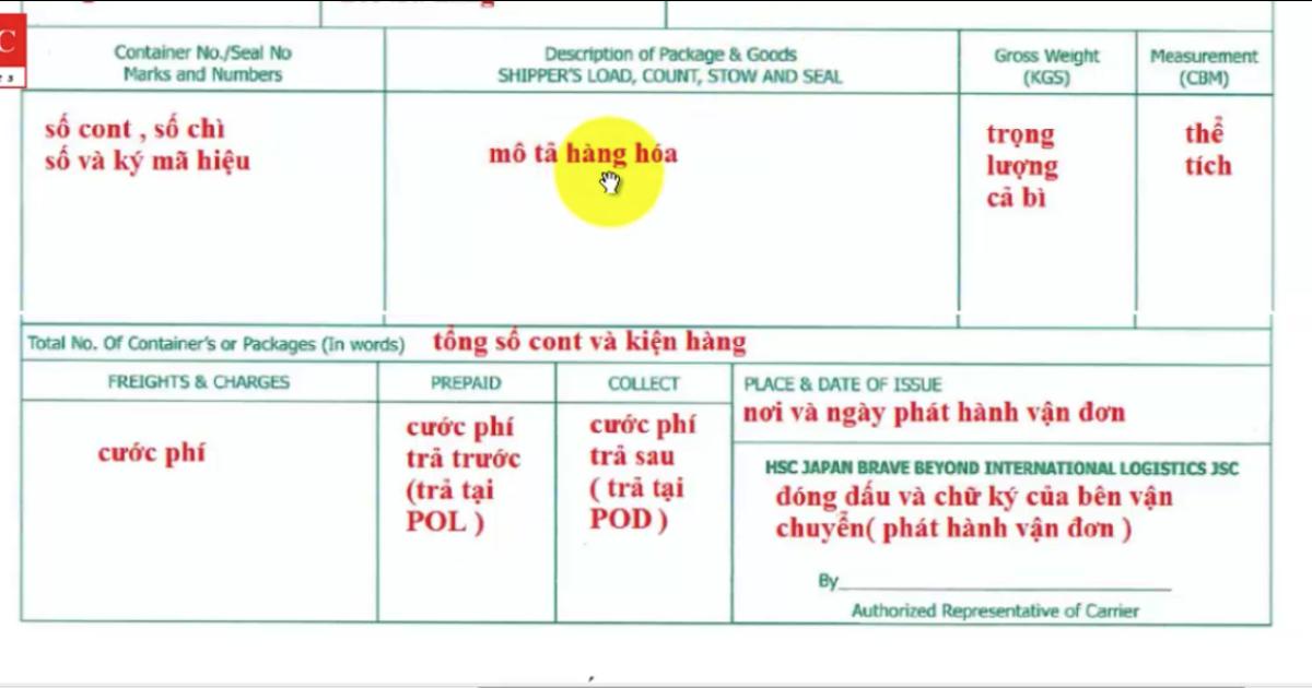 Tìm hiểu về Bill và cách phân loại Bill trong Logistics