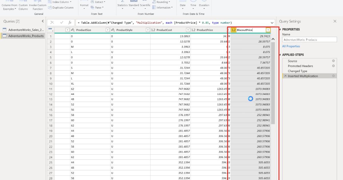 Các chức năng xử lý kiểu dữ liệu Number trong PowerBI