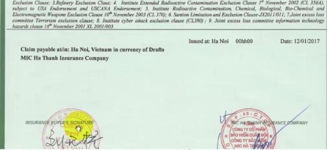 Bảo hiểm hàng hải sử dụng trong quá trình xuất nhập khẩu