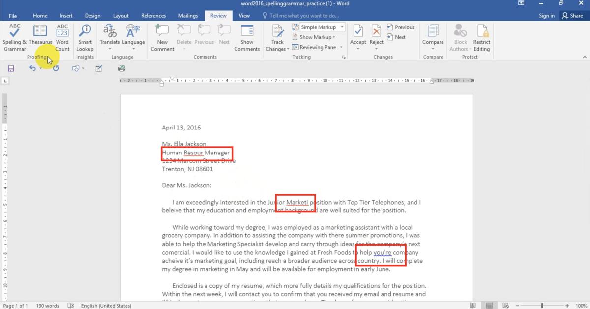 Sử dụng từ điển Word để kiểm tra ngữ pháp - từ vựng
