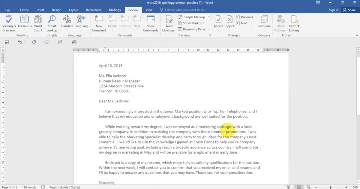 Sử dụng từ điển Word để kiểm tra ngữ pháp - từ vựng