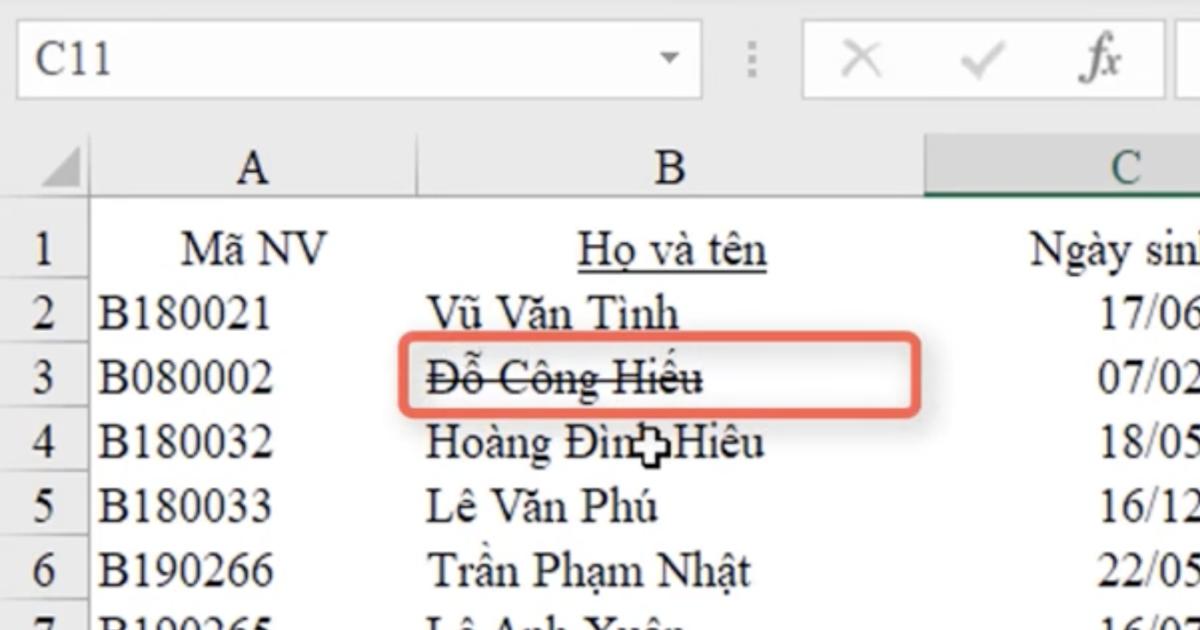 Kỹ thuật định dạng font chữ cơ bản và nâng cao trong Excel