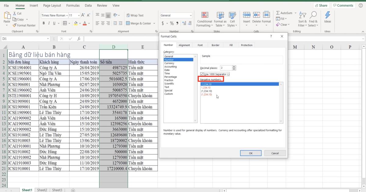 Thế nào là bảng dữ liệu Excel? Các thành phần của bảng dữ liệu Excel