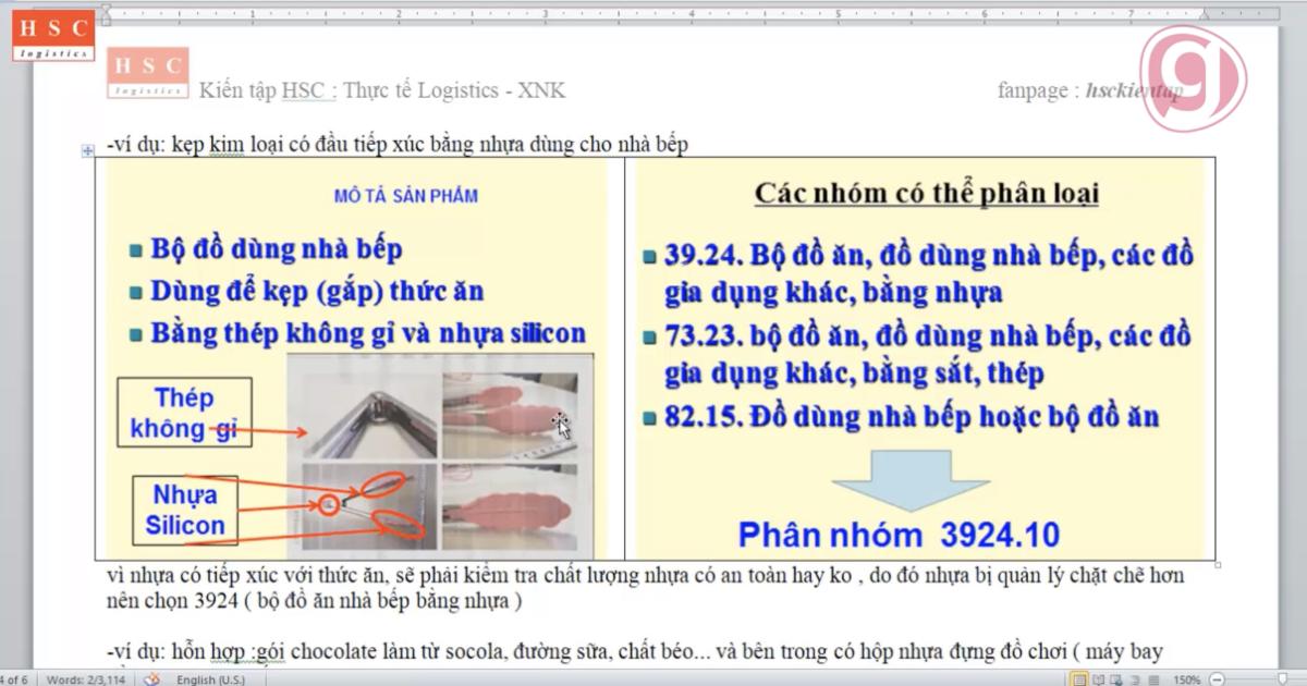 Quy tắc 3: Phân loại mã HS Code cùng những ví dụ thực tế