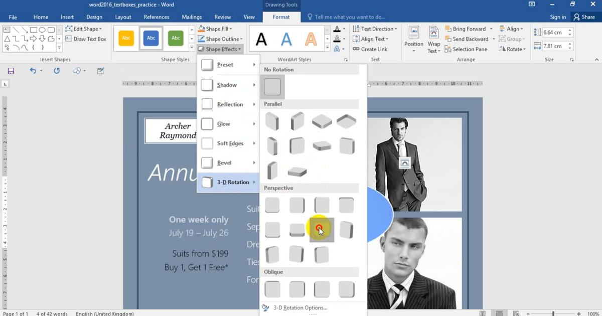 Thao tác Chèn Hộp văn bản - Text Box trong soạn thảo văn bản Word
