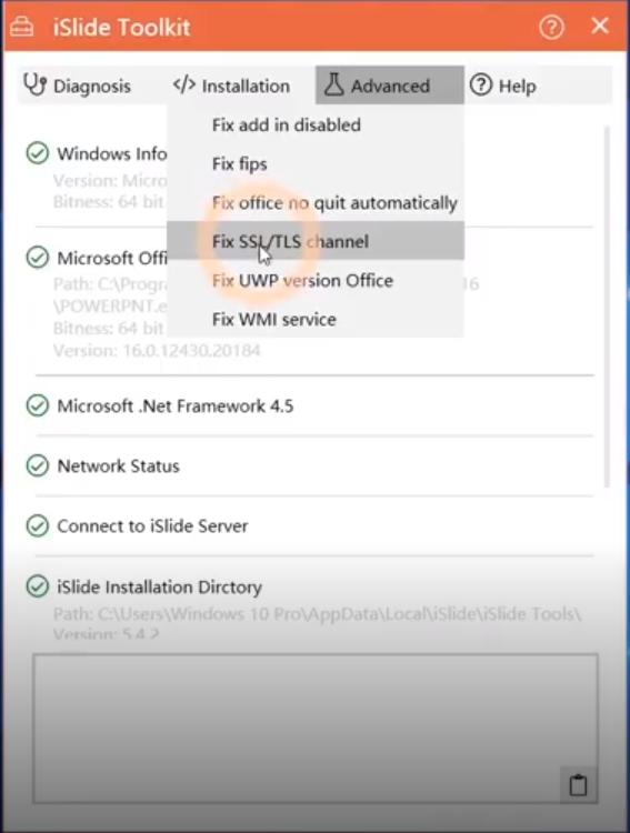 Hướng dẫn cài đặt công cụ Islide và các khắc phục lỗi iSlide không hiện