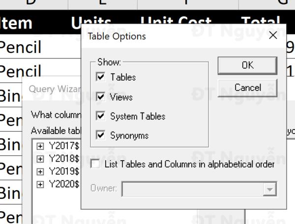 Lập Pivot Table với nhiều Sheet dữ liệu khác nhau vô cùng đơn giản