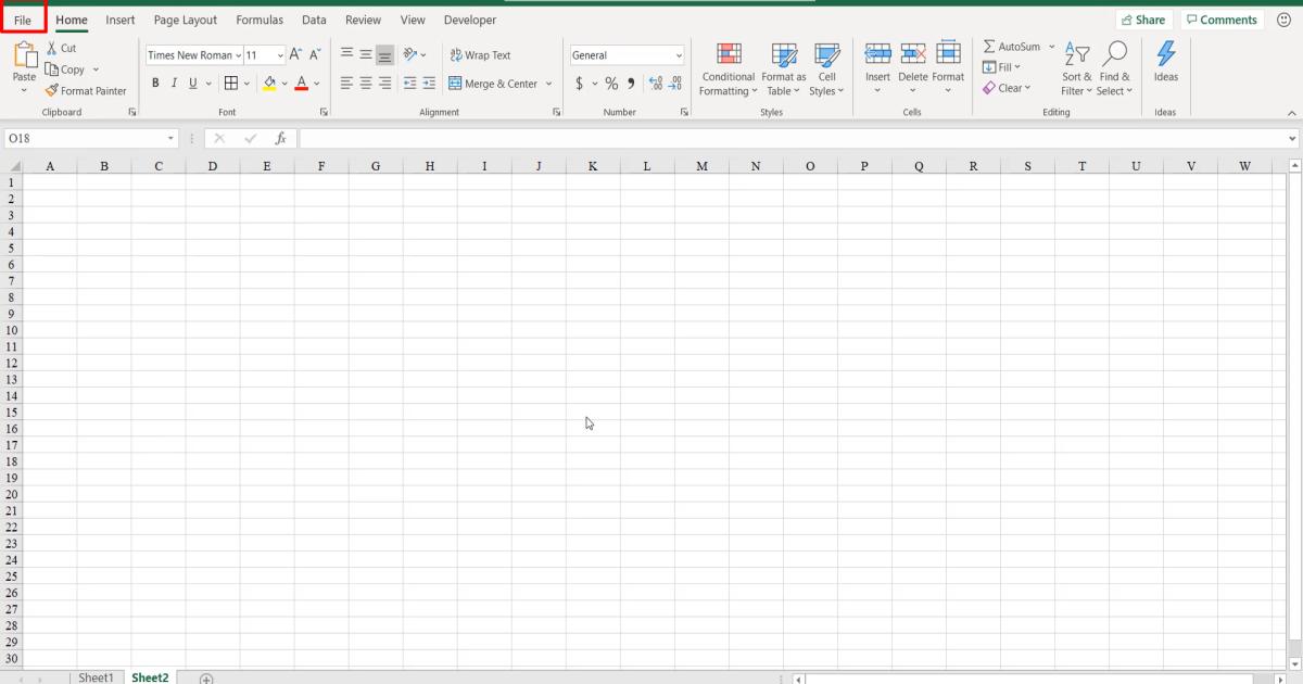 Tìm hiểu về thanh công cụ Excel: chức năng các thẻ trên thanh công cụ