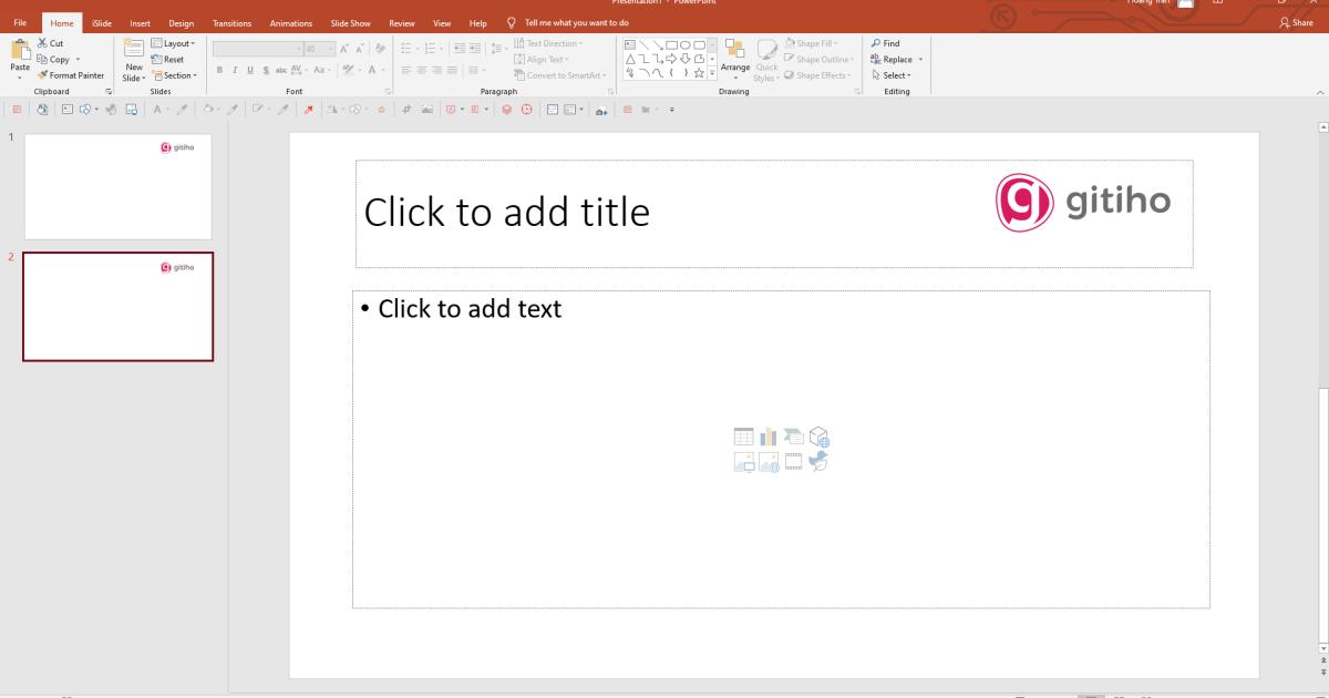 Thủ thuật Powerpoint với Slide Master