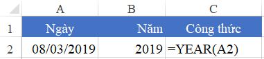 Cách sử dụng hàm YEAR để lập báo cáo theo năm trong Excel