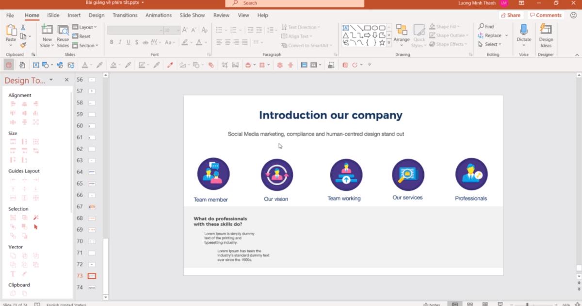 Phím tắt hữu ích khi thiết kế Slide bằng Powerpoint