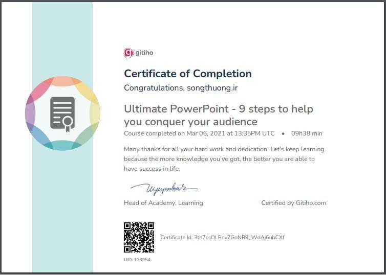 Song Thương: Em thấy bài giảng của Gitiho rất là chất lượng