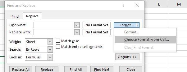 CÁCH SỬ DỤNG FIND VÀ REPLACE ĐỂ TÌM KIẾM TRONG EXCEL