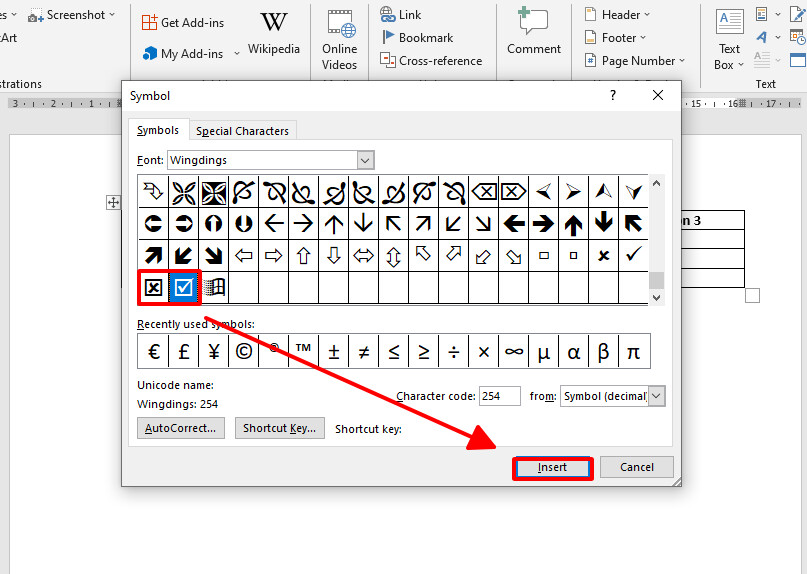Hướng dẫn cách tạo checkbox (hộp kiểm) trong Microsoft Word