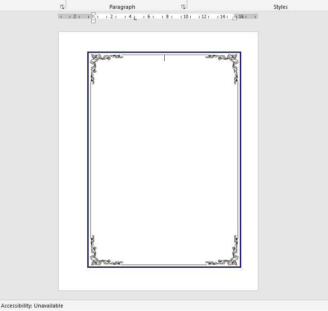 Cách tạo khung viền trong Word cho trang bìa, văn bản