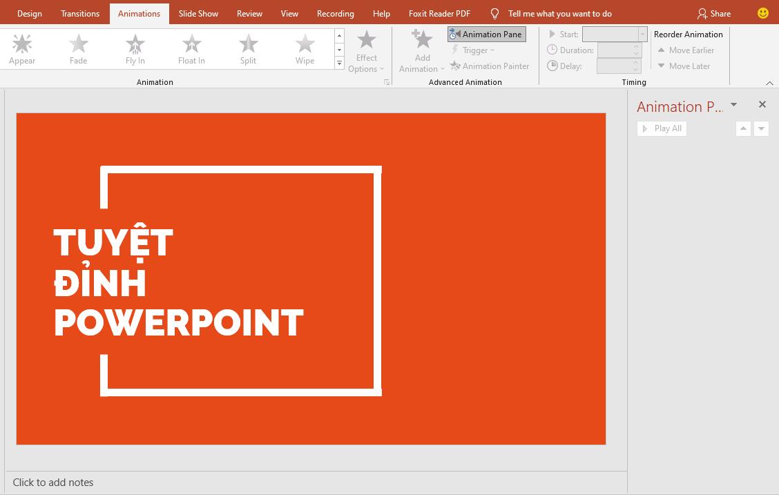 Hướng dẫn cách tạo slide mở đầu ấn tượng trong PowerPoint