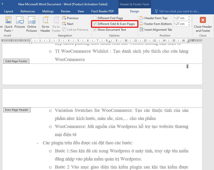 Cách đánh số trang tiểu luận, luận văn, báo cáo trong Word chuẩn