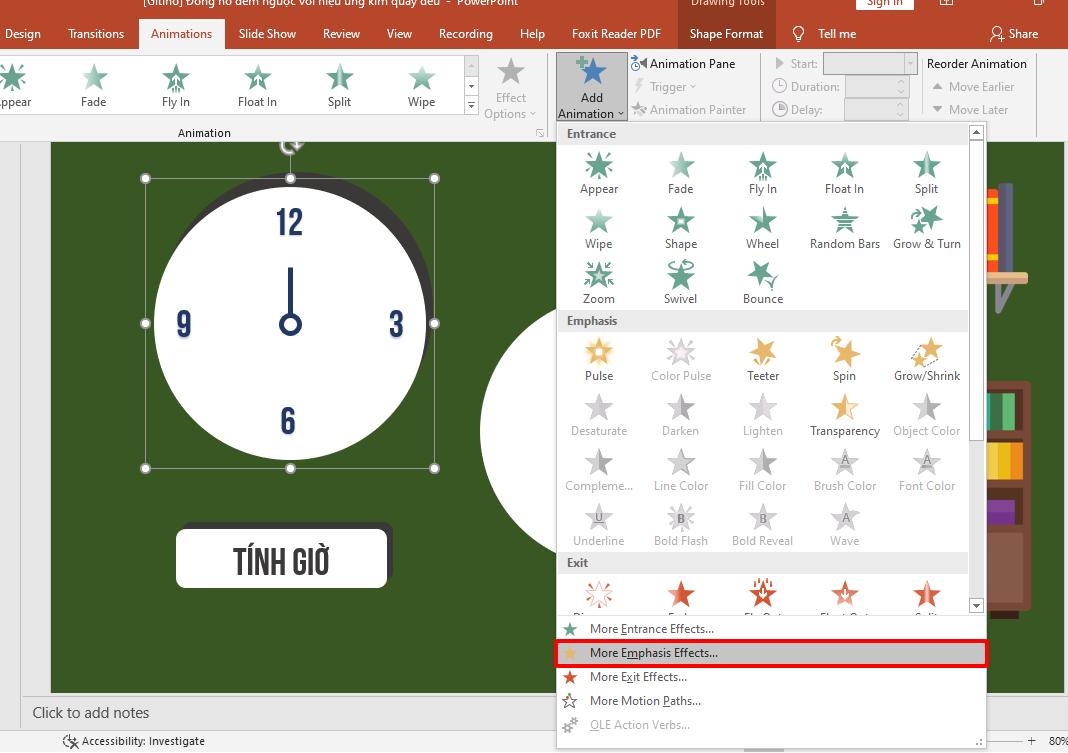 Hướng dẫn cách tạo đồng hồ đếm ngược trong PowerPoint (Phần 1)
