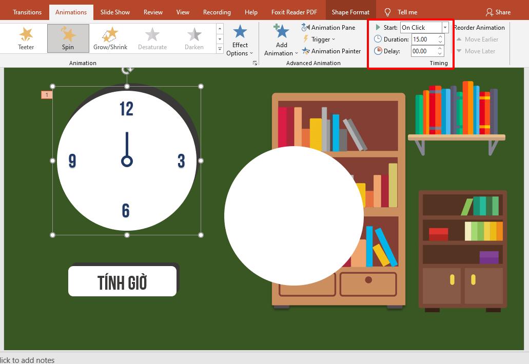 Hướng dẫn cách tạo đồng hồ đếm ngược trong PowerPoint (Phần 1)