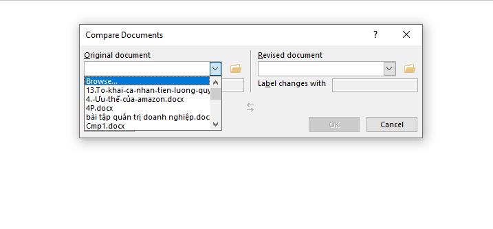 Hướng dẫn cách so sánh 2 file Word với chức năng Compare